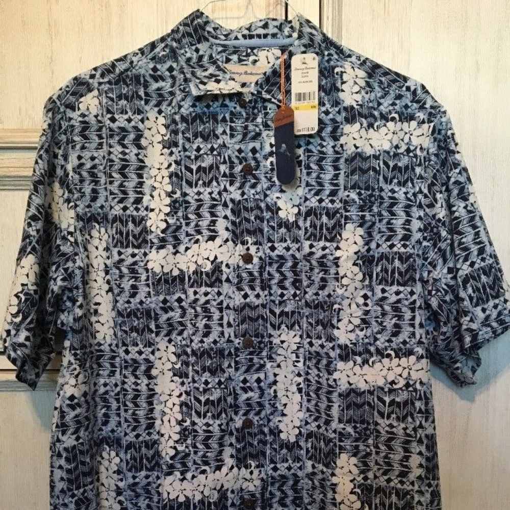 Tommy Bahama Silk Shirt “Olei Olei“ Hawaiian